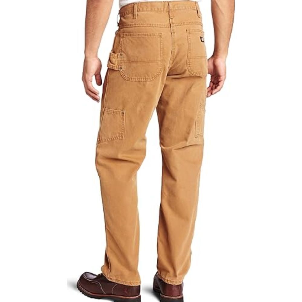 Dickies Men's Relaxed Fit Sanded Duck Carpenter‎ Jean 42X30 Brown Utility Work